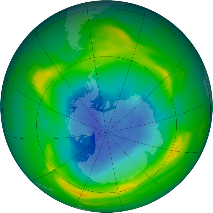 Ozone Map 1980-10-30